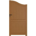 Portillon bois roquebrune 2 chapeau de gendarme acc. rglables h. 200 x l. 100 g - lapeyre