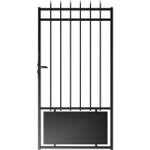 Portillon fresnay semi ajour� acier sur mesure - lapeyre