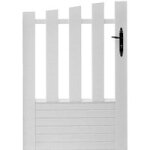 Portillon pvc alize avec accessoires réglables 135 x l. 100 gauche - lapeyre Portillon pvc alize avec accessoires réglables 135 x l. 100 gauche - lapeyre