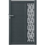 Portillon pvc arzal sur mesure - lapeyre