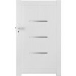 Portillon pvc briac avec accessoires h. 160 x l. 100 gauche - lapeyre Portillon pvc briac avec accessoires h. 160 x l. 100 gauche - lapeyre