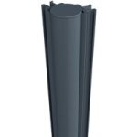 Gardengate - poteau d'angle pour cl�ture valeda aluminium h. 643 gris anthracite ral 7016