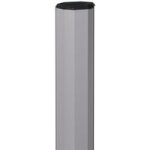 Poteau gris avec accessoires pour clture composite 63. 5 - lapeyre