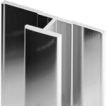 Profil d'extension creapano h. 210 finition aluminium - lapeyre