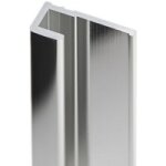 Profils de finition (x2) creapano h. 210 finition aluminium - lapeyre