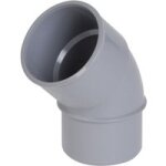 Pum plastiques - coude pvc de 100 à 45° mâle / femelle Pum plastiques - coude pvc de 100 à 45° mâle / femelle
