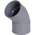 Pum plastiques - coude pvc 45° de 50 femelle / femelle Pum plastiques - coude pvc 45° de 50 femelle / femelle
