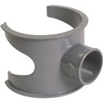 Pum plastiques - selle de branchement pvc 100 x 40 femelle