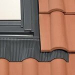 Raccord uf fen�tre de toit sur tuile 51 � 120mm - pour tableau h. 118 x l. 114 - lapeyre