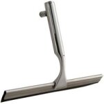 Raclette de douche l. 28. 5 avec support fixation chrome - lapeyre
