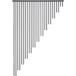 Rampe claustra metal gris anthracite pour escalier 15 marches hauteur 286 cm - lapeyre Rampe claustra metal gris anthracite pour escalier 15 marches hauteur 286 cm - lapeyre