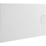 Receveur roche résine ardoise blanc extraplat l. 100 x l. 80 - lapeyre Receveur roche résine ardoise blanc extraplat l. 100 x l. 80 - lapeyre