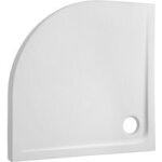 Receveur sigma acryl blanc � poser angle l. 80 - lapeyre