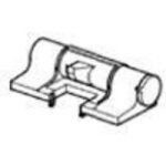 Sachet 2 amortisseurs pour porte vitr�e am�nagement am�nagement espace - lapeyre