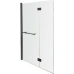 Schulte - pare baignoire crystal 2 - 2 volets pivotants sur mesure