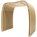 Schulte - tabouret de sdb bambou naturel Schulte - tabouret de sdb bambou naturel