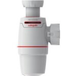 Siphon de lavabo pvc blanc rglable d. 32 avec prise d'air - lapeyre