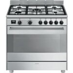 Smeg - piano de cuisson gaz inox smeg bg91x2