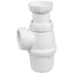 Solupro - siphon de lavabo pvc blanc réglable d. 32 Solupro - siphon de lavabo pvc blanc réglable d. 32