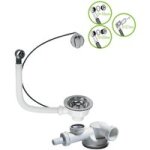 Solupro - vidage evier 1 bac universel  cable diamtre 90