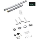 Somfy - axe motoris dirigo filaire pour volet roulant ms 2600