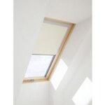 Store occultant rur beige pour fentre de toit - pour tableau h. 98 x l. 55 - lapeyre