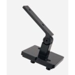 Support rampe rglable pour balustrade moka fonte alu thermolaqu noir ral 9005 - lapeyre