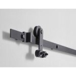 Systme coulissant en applique harlem pour porte verre - lapeyre