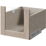 Tiroir verre aménagement espace blanc h. 31. 6 x l. 40 x p. 50 - lapeyre Tiroir verre aménagement espace blanc h. 31. 6 x l. 40 x p. 50 - lapeyre