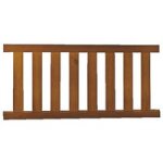 Trave bois exotique style avec querres 70 x l. 200 - lapeyre