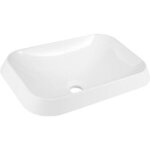 Vasque artik résine blanche semi - encastrée l. 45 x l. 29 - lapeyre Vasque artik résine blanche semi - encastrée l. 45 x l. 29 - lapeyre