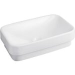 Vasque joyau porcelaine blanche semi - encastrée l. 49 x l. 30 - lapeyre Vasque joyau porcelaine blanche semi - encastrée l. 49 x l. 30 - lapeyre