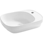 Vasque rive porcelaine blanche semi - encastrée - lapeyre Vasque rive porcelaine blanche semi - encastrée - lapeyre