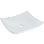 Vasque spirit verre blanc à poser l. 50 x l. 40 - lapeyre Vasque spirit verre blanc à poser l. 50 x l. 40 - lapeyre