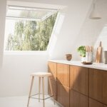 Velux - velux tout confort blanc white finish - projection - gpu 0057 sk06