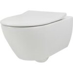 Villeroy & boch - cuvette suspendue vic sans bride + abattant frein de chute Villeroy & boch - cuvette suspendue vic sans bride + abattant frein de chute