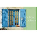 Volet battant sapin 27 barres et charpe poses couleur sur mesure - lapeyre
