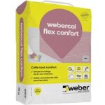 Weber - colle weber colle flex confort gris - 15kg