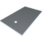 Wedi - receveur  carreler fundo primo excentr h. 4 x l. 140 x p. 90