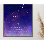 Affiche astro scorpion