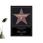 Affiche toile de star femme 32 ans