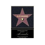 Affiche etoile de star personnalis�e pour un alexandre