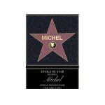 Affiche etoile de star personnalise pour un michel