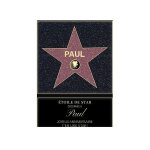 Affiche etoile de star personnalis�e pour un paul