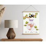 Affiche naissance personnalise - panda