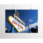Affiche personnalise prnom - las vegas
