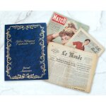 Authentique journal de naissance - cadeau homme 68 ans