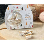 Ballotin de nougat au caramel beurre salé personnalisable - noël Ballotin de nougat au caramel beurre salé personnalisable - noël