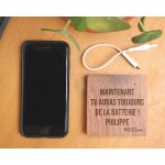Batterie externe en bois personnalisable 5000 mah Batterie externe en bois personnalisable 5000 mah