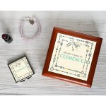 Boite  bijoux et miroir de sac attrape - rves